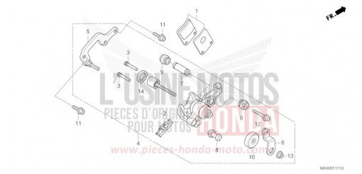 MACHOIRE DE FREIN DE PARKING NC750XDS de 2025